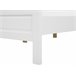 Beliani Cama com estrado Pinho OLIVET 189x208 Branco