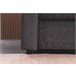 Chaise longue DRAKO reversível cor cinza escuro Cinza Escuro