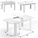 Mesa extensível Fani Branco Branco