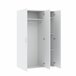 Roupeiro SERIE LEADER portas batentes branco Branco