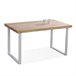 Mesa de jantar Natural 140x80 Branco