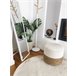 Beliani Espelho de pé TORCY 40x3 Branco