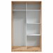 Armário com 2 portas de correr Armário com 2 portas de correr Madeira Clara