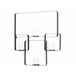 Beliani Candelabro PALAWAN Preto