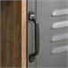 Aparador Melamina de Madeira, Metal HOMCOM 80 Cinza