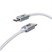 Cabo USB-C para USB-C OPTIMUS Branco