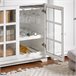 Aparador de cozinha com 3 portas e 2 gavetas FSB77-W SoBuy Branco