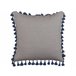 Beliani Almofada decorativa CARPINUS 45x45 Cinza