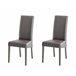 Conjunto de 2 cadeiras de jantar VERONA  Chocolate