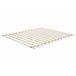 Beliani Cama com estrado Poliéster ROISEL 201x226 Creme