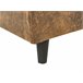 Beliani Cama com estrado Pele sintética FITOU 150x214 Castanho