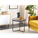 Beliani Mesa de apoio MELODY 50x50 Cinza