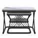 Mesa de centro, mesa de sala, mesa de sofá. 60x45 Branco/ Preto
