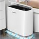 Lixeira grande de encaixe Joybos Branco