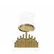 Beliani Candelabro NIAS Dourado