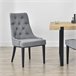 Conjunto de 4 cadeiras de jantar Chester Grafito