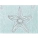 Beliani Almofada decorativa CERAMIUM 45x45 Azul Claro