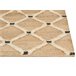 Beliani Entrelaçado KALEKOY 160x230 Bege