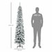 Árvore de Natal Artificial PVC e Metal HOMCOM, casa - natal Verde