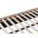 Beliani Cama com estrado Veludo NOYERS 190x247 Bege