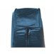 Beliani Chaise longue à direita Veludo ALLIER Azul Marino
