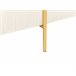 Beliani Tamborete Veludo DAYTON 93x48 Cinza Claro