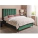Beliani Cama baú Veludo SEZANNE 150x215 Cinza