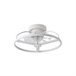  Ventilador de tecto metálico Série Anuska Branco