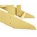 Beliani Cadeira de jardim ADIRONDACK Amarelo