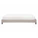 Beliani Cama com estrado Poliéster ROANNE 149x211 Bege