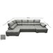 Mega Sofá Cama Chaise Longue Canto Itália 315cm Cimento