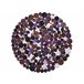 Beliani Pelos curtos SORGUN 140x140 Roxo