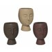 Vaso decorativo CARAS sortido marca DECORIS Multicor