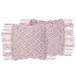 Beliani Almofada decorativa YANIKLAR Rosa Talco