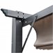 Pérgola Alumínio, Aço e Poliéster Outsunny 300x300 Preto