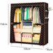 Guarda-roupa de Tecido com Bolsos Laterais Nyana Home Estampado