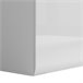 Armário de porcelana de 2 portas com LED Darrel Branco