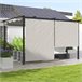 Pérgola de Exterior Poliéster e Metal Outsunny Cru