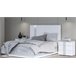 Cama BUGANVILLA 150x190cm con LED Branco/cinza