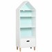 Prateleira de livro infantil P2 class MDF, pine wood HOMCOM Branco