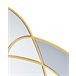 Beliani Espelho TAILLY 99x2 Dourado