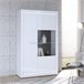 Vitrine dupla branco brilhante LIVING Branco Brillo