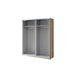 Roupeiro SKIVE portas deslizantes 170x209cm Carvalho