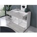 Aparador AMBIHOME JOHNY 02 Branco/cinza