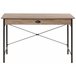 Beliani Secretária CREEK 120x60 Cinza Escuro