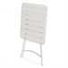 Mesa dobrável de metal Perla para jardim 60x60 Branco