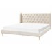 Beliani Cama Veludo FORBACH Bege