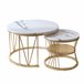 Mesa de centro, mesa de apoio, mesa de canto 70x45 Branco