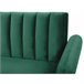 Beliani Sofá-cama Veludo VIMMERBY Azul Claro