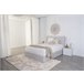 Cama abatível LUXURY II cinza claro 140x190cm Cinza Claro